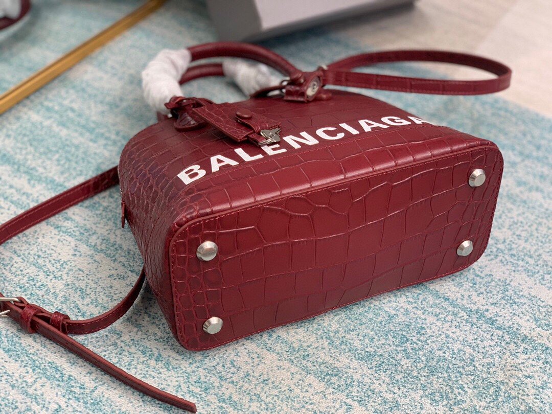 Top Quality Ville XXS Handbag In Dark Red, For Women,  Bags 8.6in/22cm