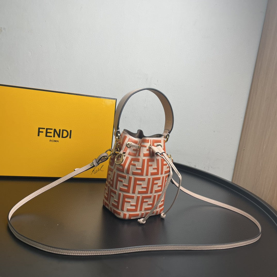 Top QualityTop Quality Mon Tresor Orange Mini Bag For Woman 18cm/7in