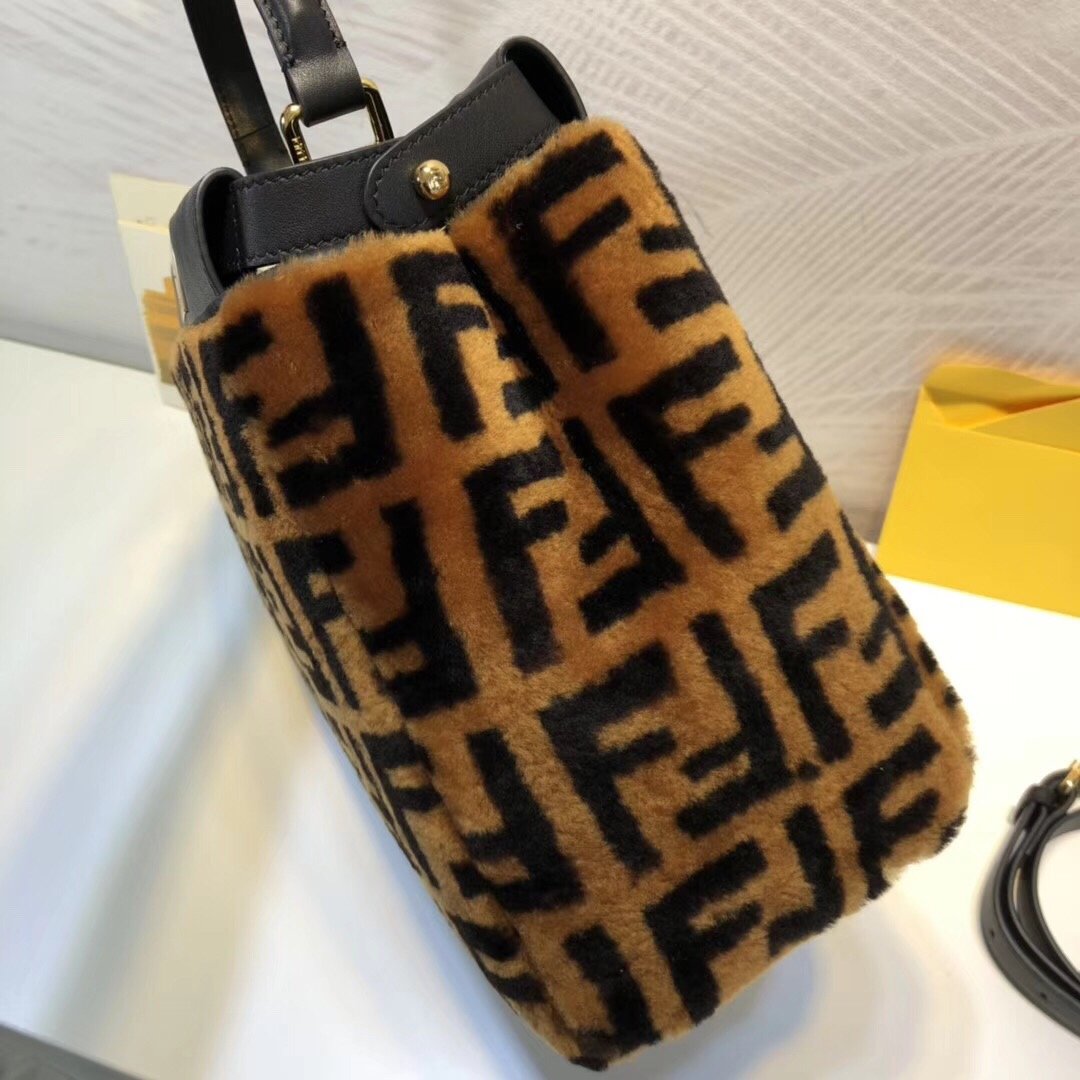 FI Top Quality Handle Bag Brown For Women, Bags 14.9in/38cm FF