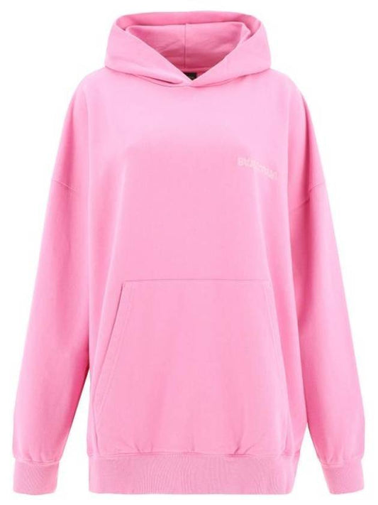 Luxury Balenciaga Trending 2025 Logo Print Hoodie Pink
