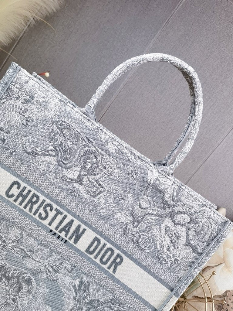 Top Quality Large Book Tote White Multicolor, For Women, Womens Handbags 16.5in/42cm CD
