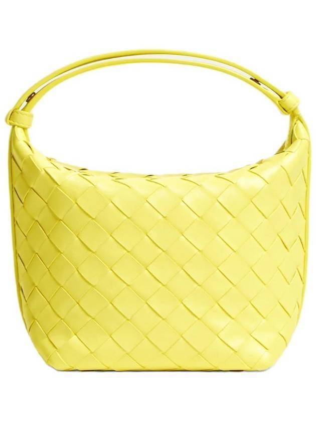 Luxury Bottega Veneta Candy Wallace Intrecciato Tote Bag Yellow