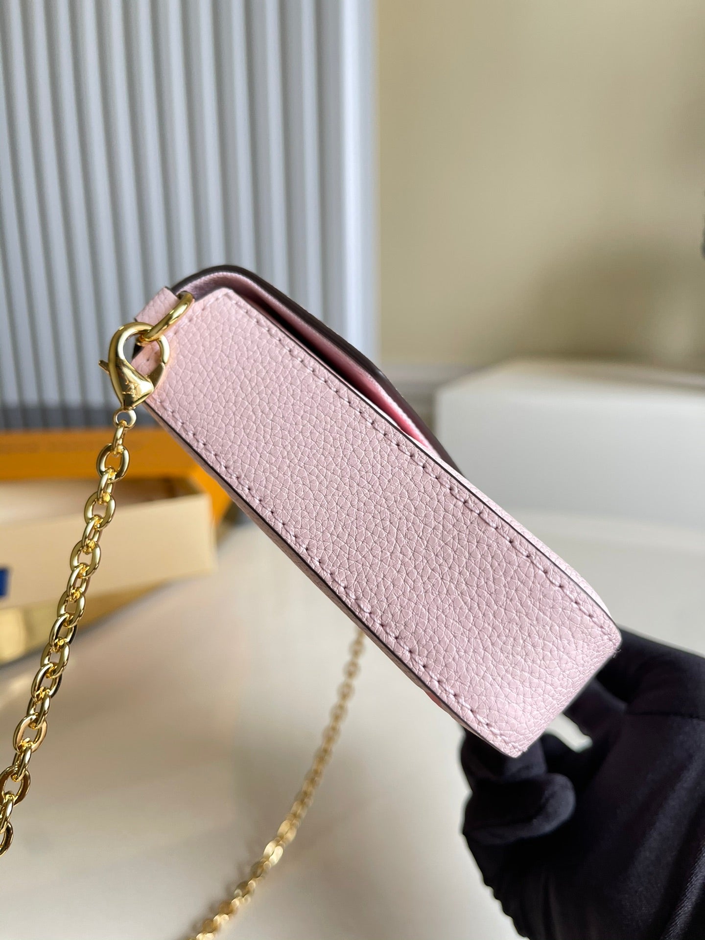Top Quality Felicie Pochette Monogram Empreinte Pink For Women, WoBags, Shoulder And Crossbody Bags 8.3in/21cm Top Quality M80498