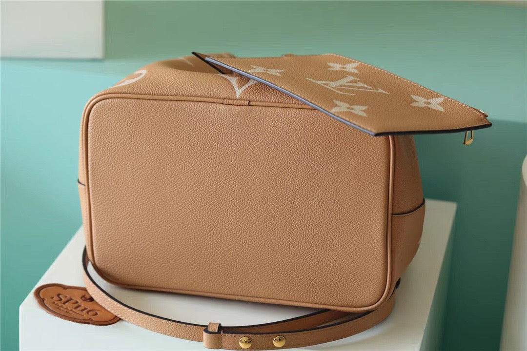 Top Quality NeoNoe MM Monogram Empreinte Arizona Beige / Cream For Women, Womens Handbags 10.2in/26cm Top Quality M45808