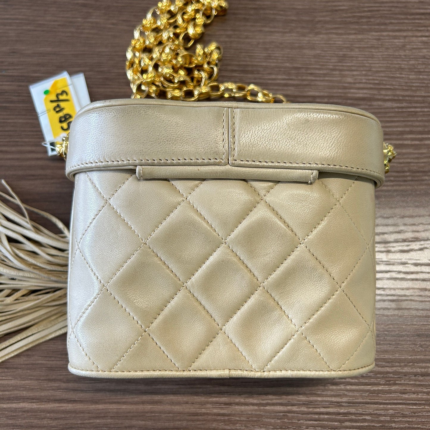 Chanel   Quilted Canteen Bag - Neutrals Shoulder Bags, Handbags LB120578