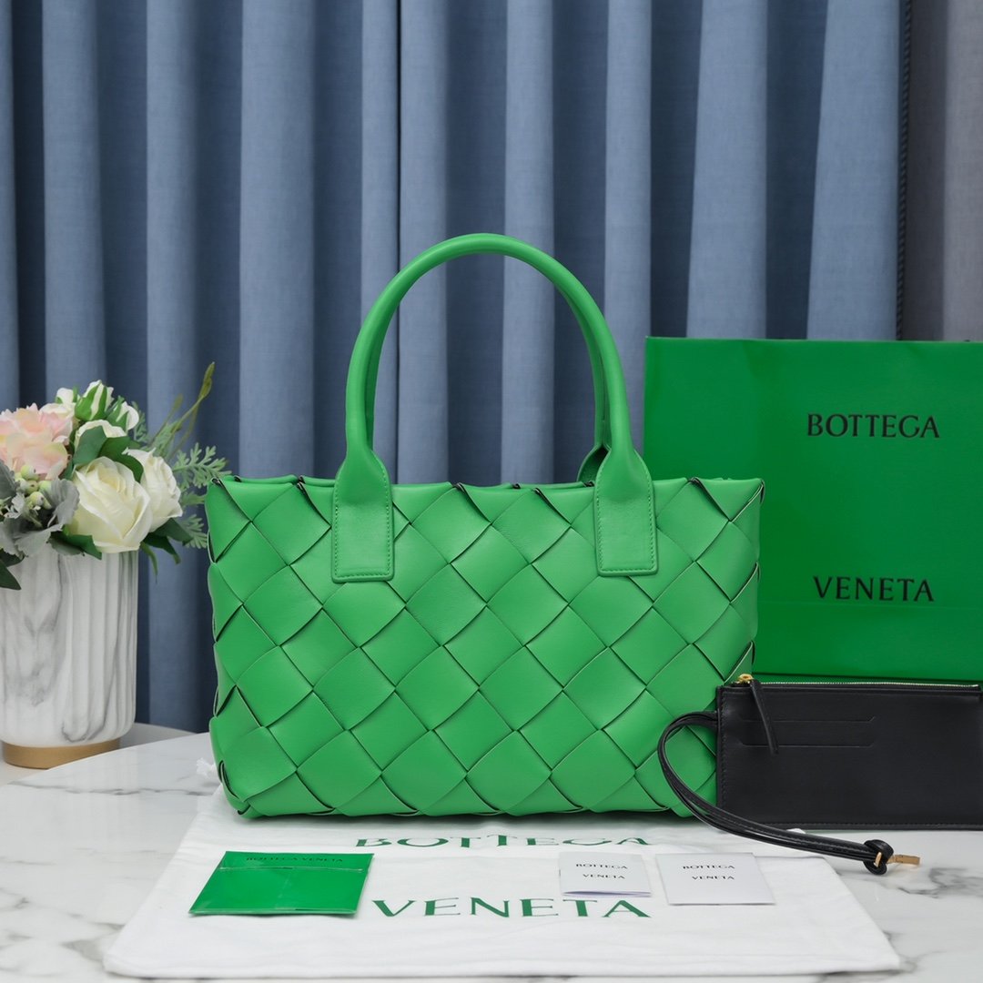 Top Quality Braided Maxi Cava Tote Bag Green, For Women, Bags 13.8in/35cm