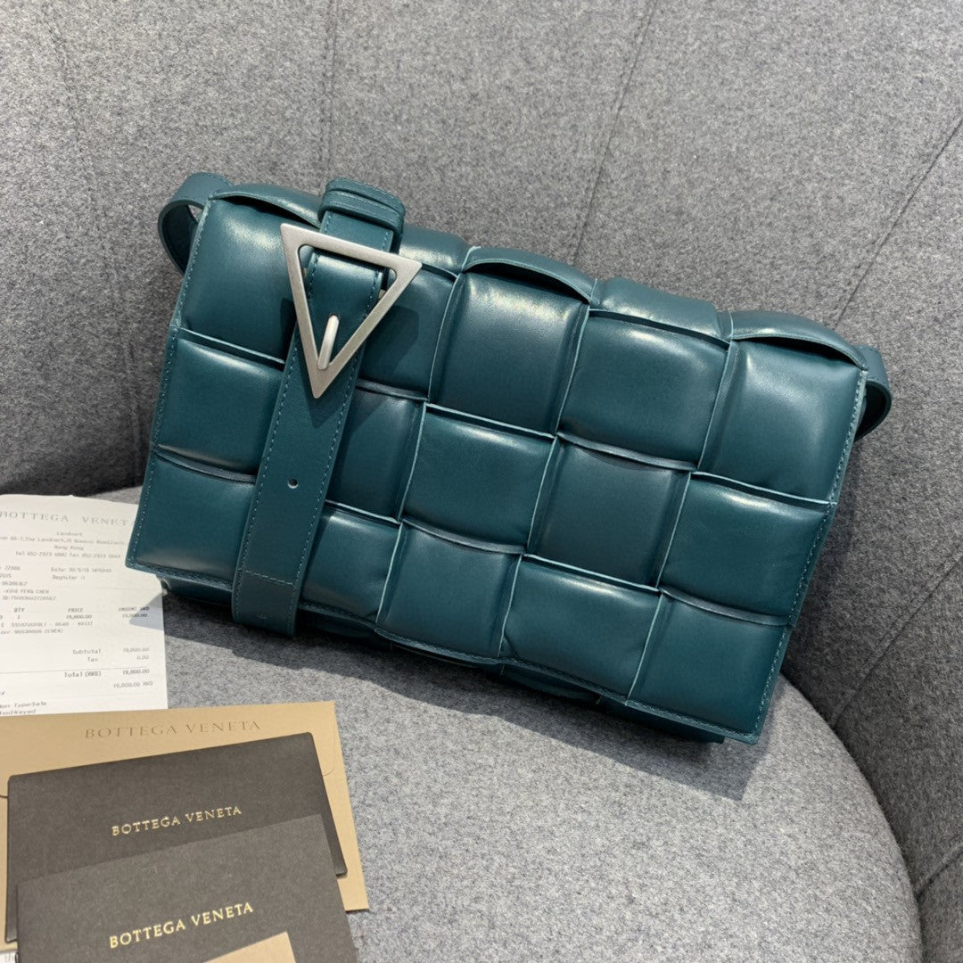 Top Quality Padded Cassette Bag For Women 10.2in/26cm In Blue 591970VCQR13118