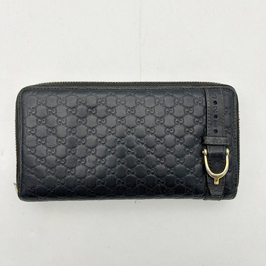 Gucci Gg Guccisima Leather Long Wallet Black gu7507hh