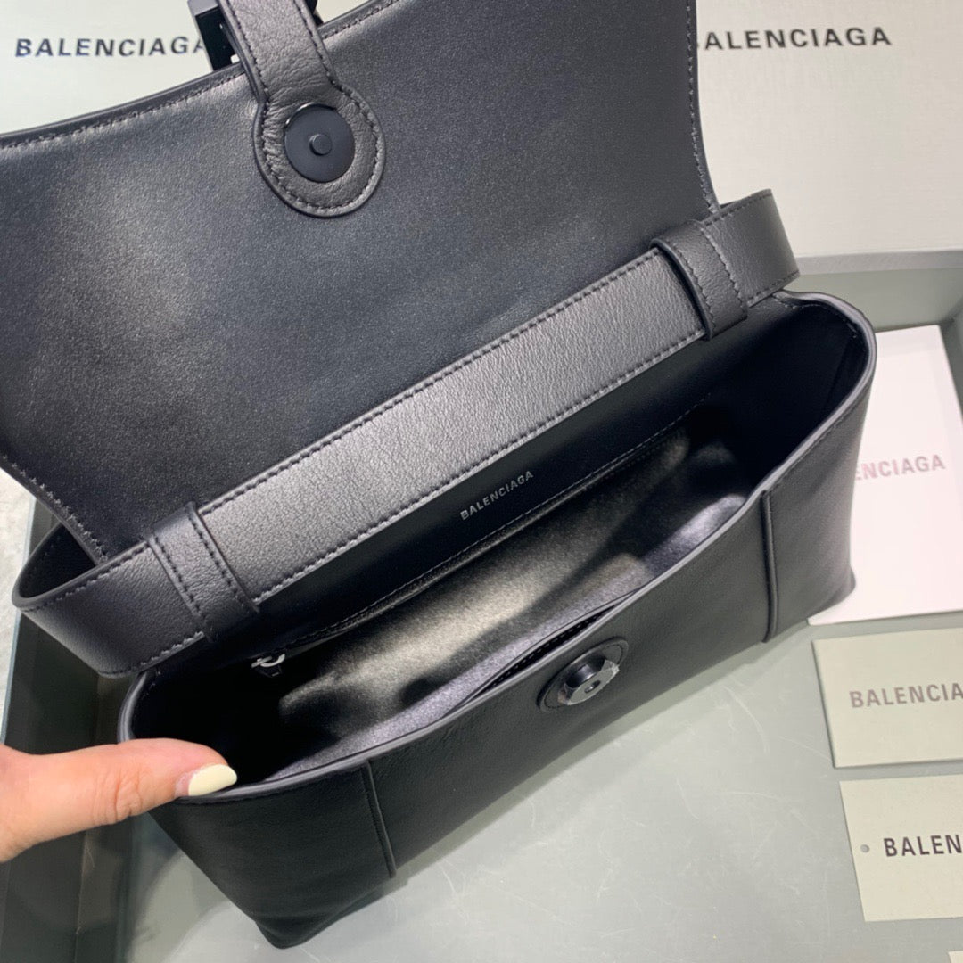 Top Quality Downtown Small Shoulder Bag In Black, For Women,  Bags 11.8in/30cm
