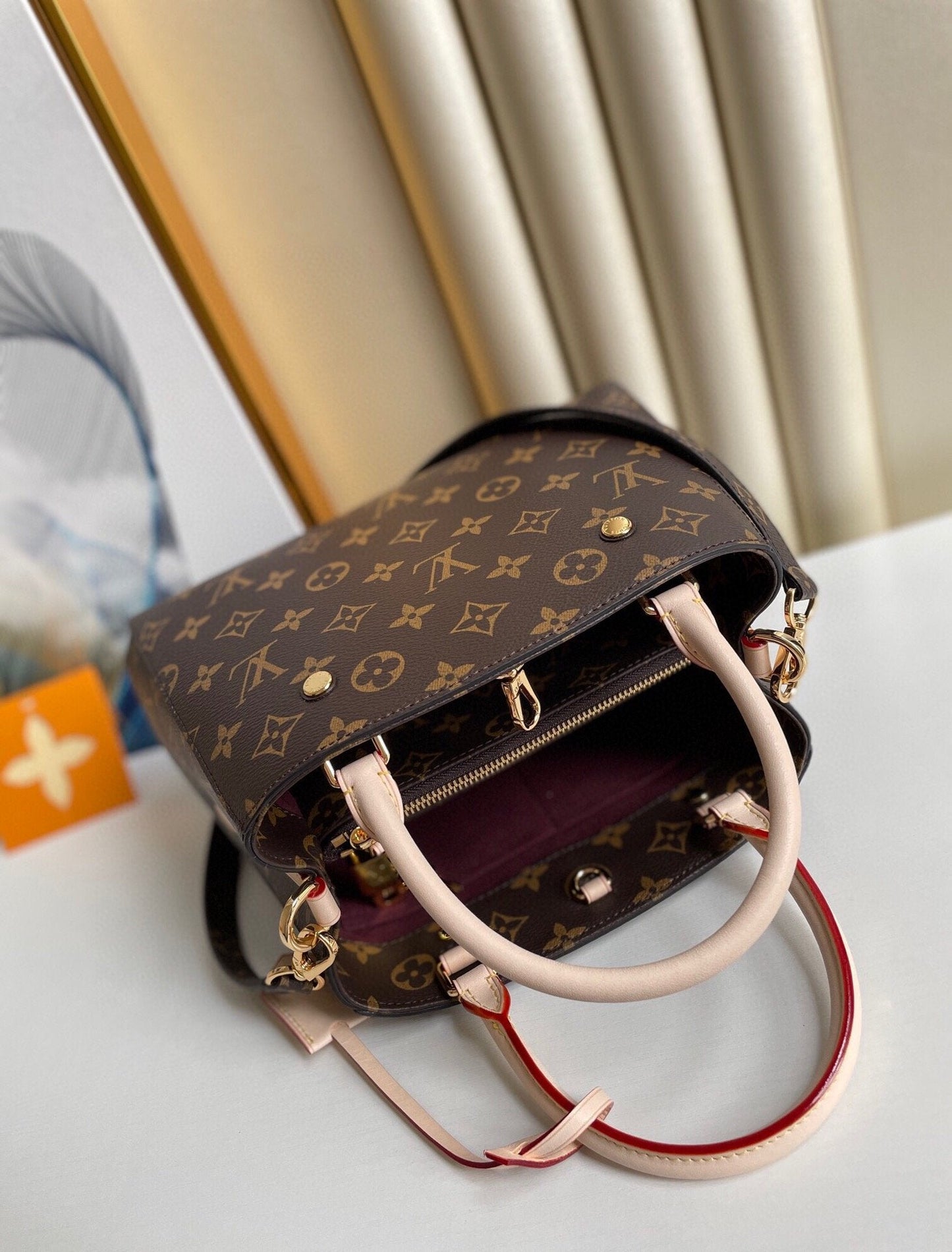 Top Quality Montaigne BB Monogram Canvas For Women,  Shoulder And Crossbody Bags 11.4in/29cm Top Quality M41055