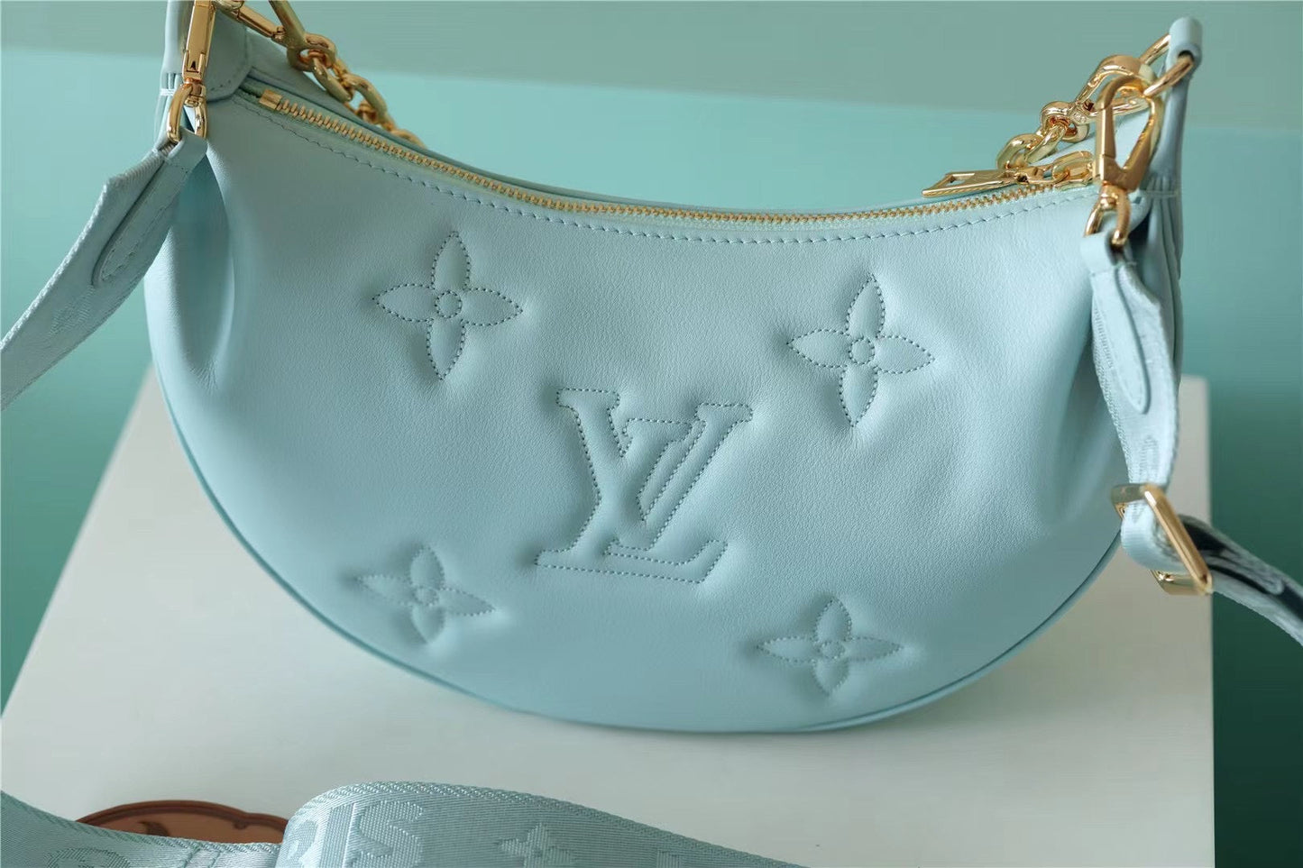 Top Quality Over The Moon Monogram Vert D’Eau Green For Women,  Shoulder and Crossbody Bags 10.8in/27.5cm Top Quality M20857