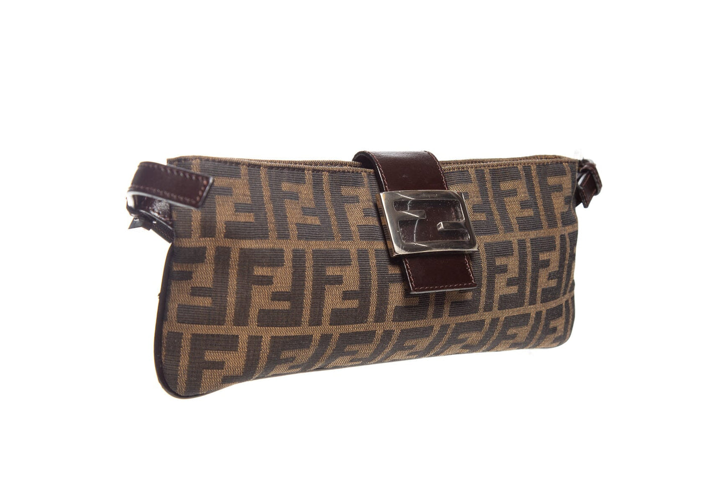 Fendi   Monogram Zucca Canvas Cross-Body