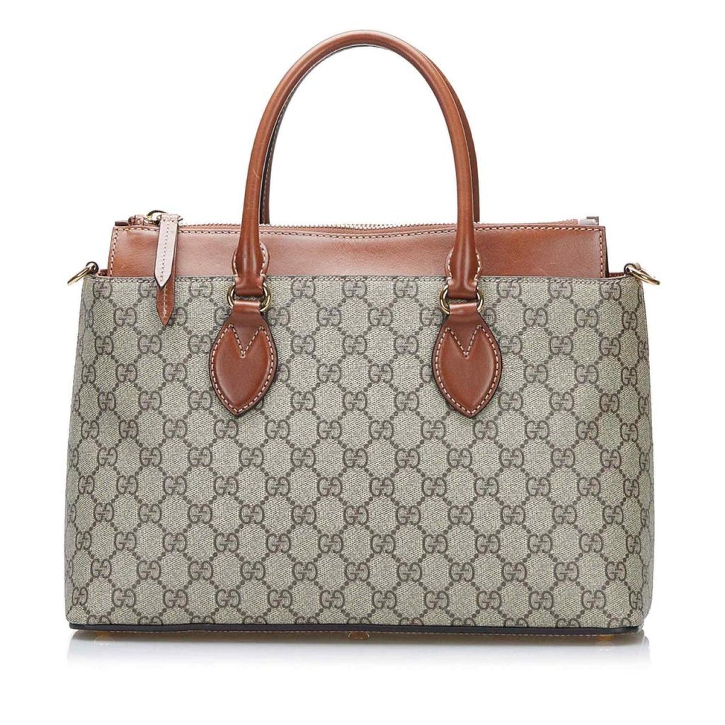 Gucci  GG Supreme Linea A Zip Satchel