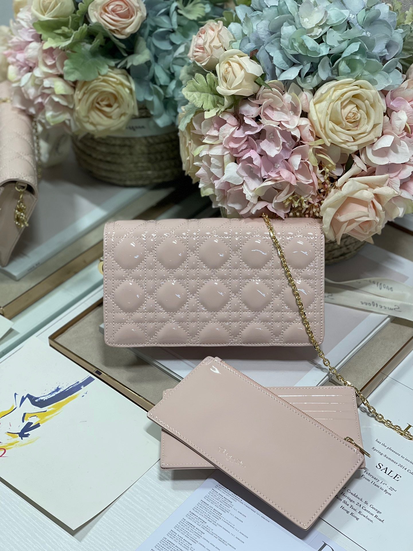 Top Quality Lady Pouch Scarlet, For Women, Womens Handbags 8.5in/21.5cm CD