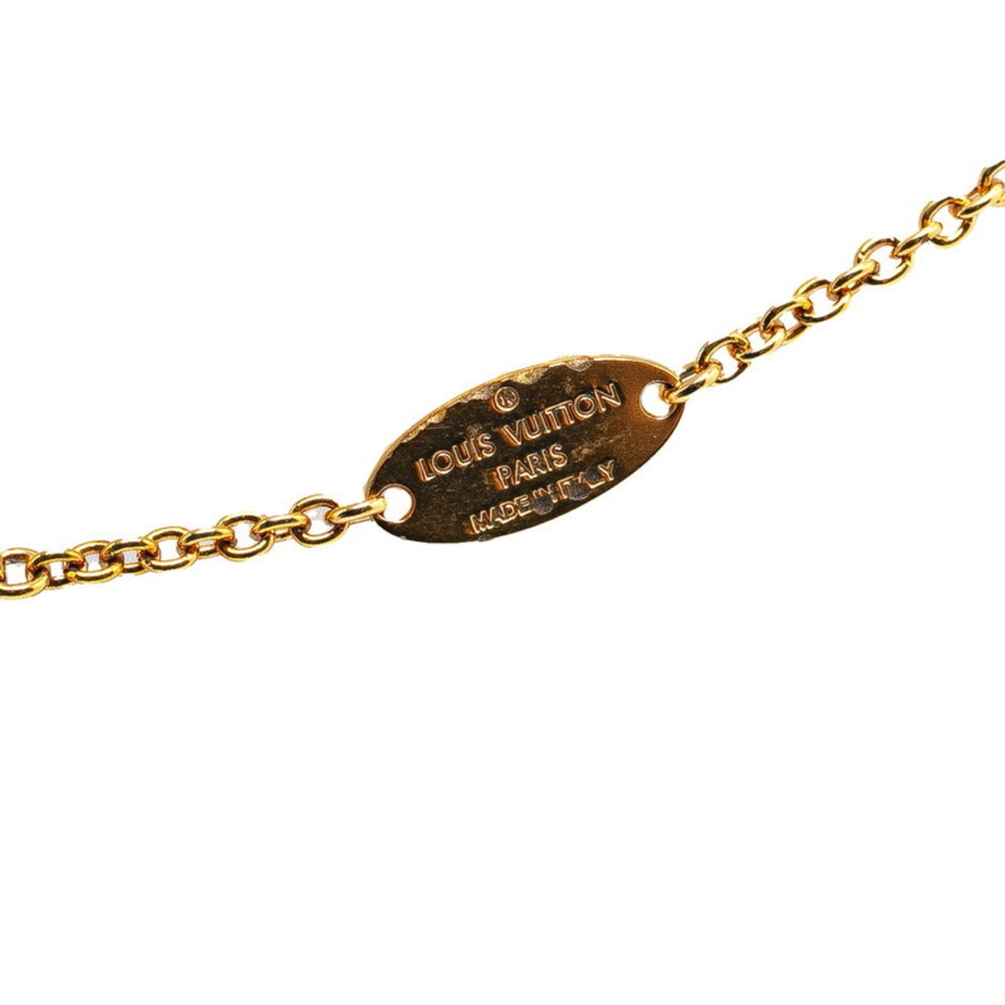 Louis Vuitton Monogram  Plating Metal Necklace