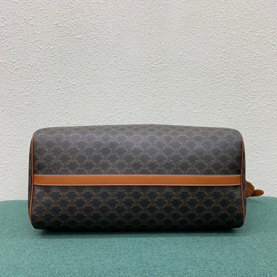 Top Quality Large Voyage Bag In Triomphe Canvas With Top Quality Print Tan For Women 20in/50cm 191472BZK.04LU