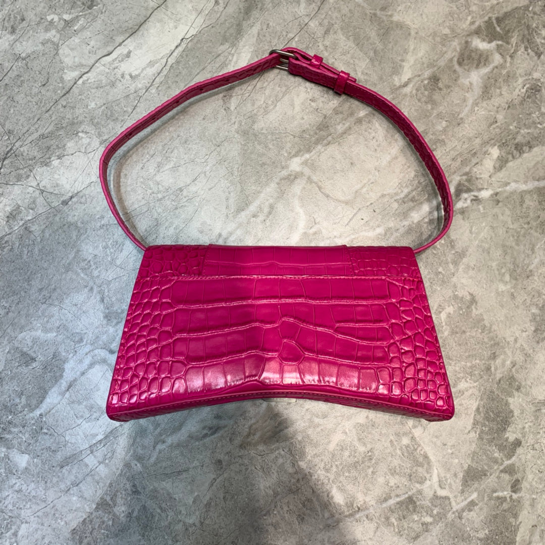 Top Quality Hourglass Handbag In Dark Pink, For Women,  Bags 9.8in/25cm