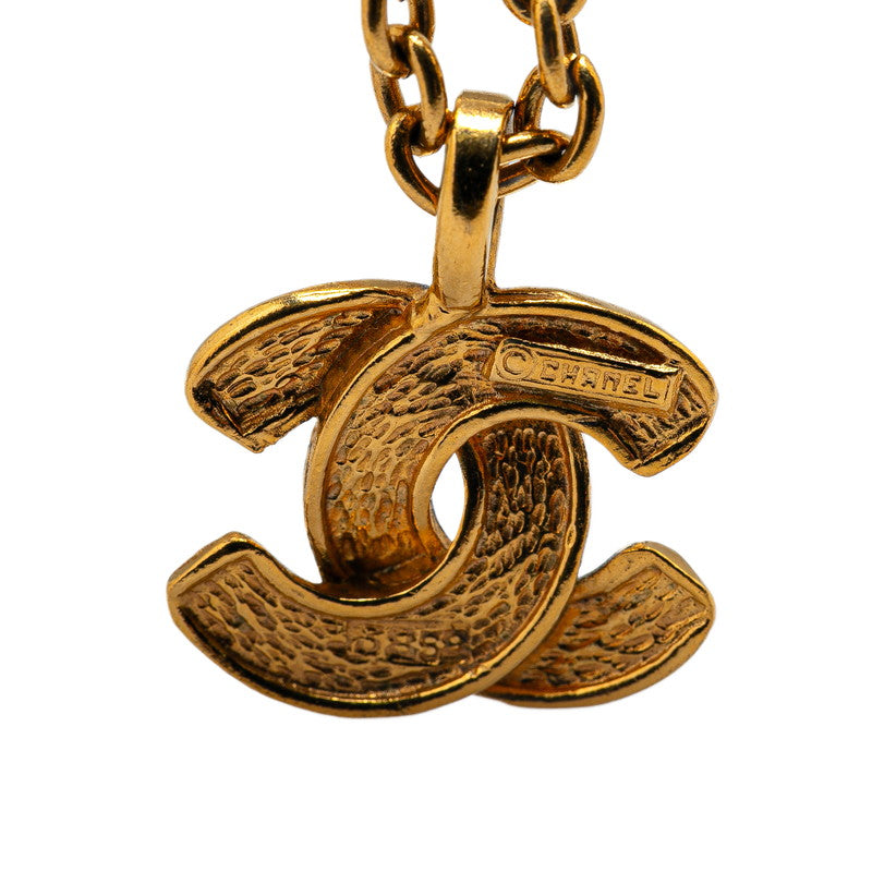 Chanel Coco Mark Matelasse Necklace