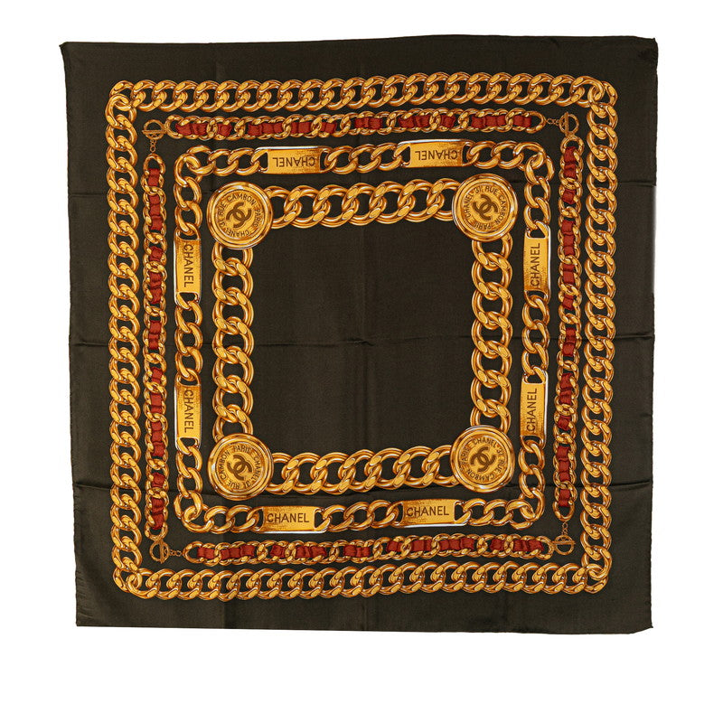Chanel Chain Motif Silk Scarf