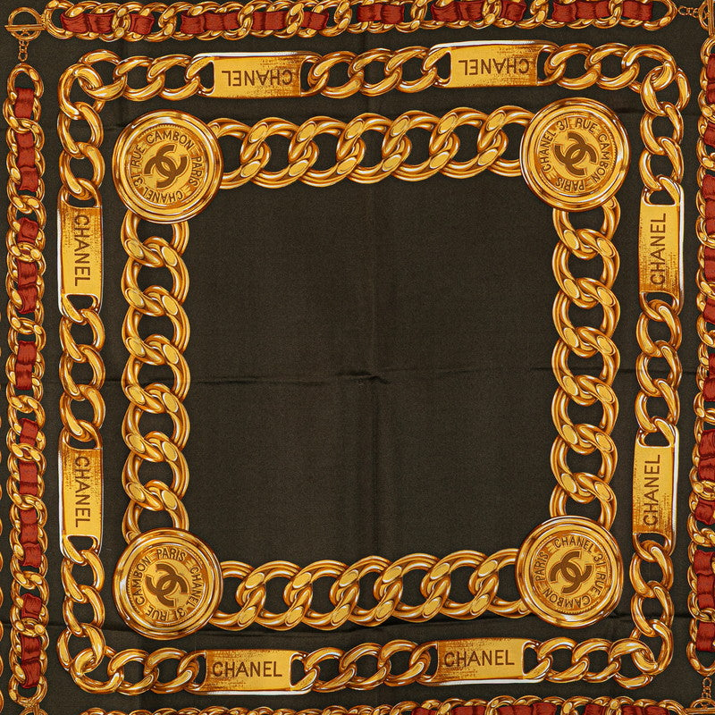 Chanel Chain Motif Silk Scarf