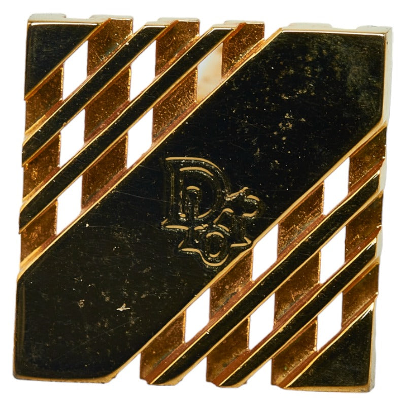 Dior Logo Square Cufflinks Metal Other in Good condition