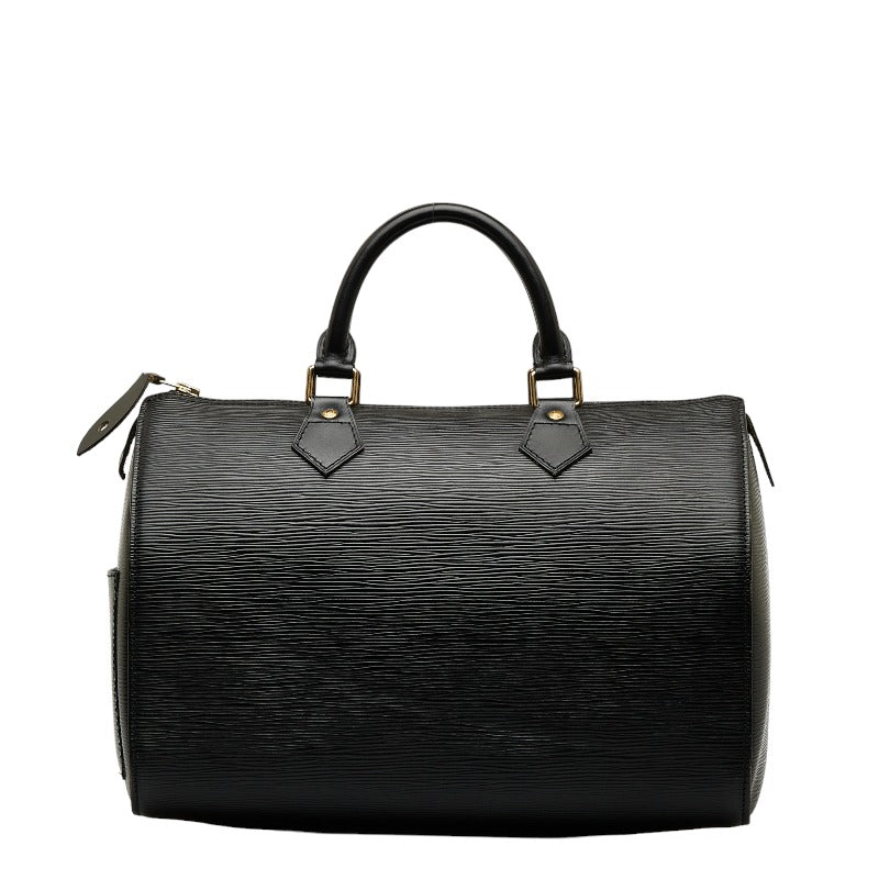 Louis Vuitton Epi Speedy 30 Handbag Boston Bag M59022 Noir Black Leather  Louis Vuitton