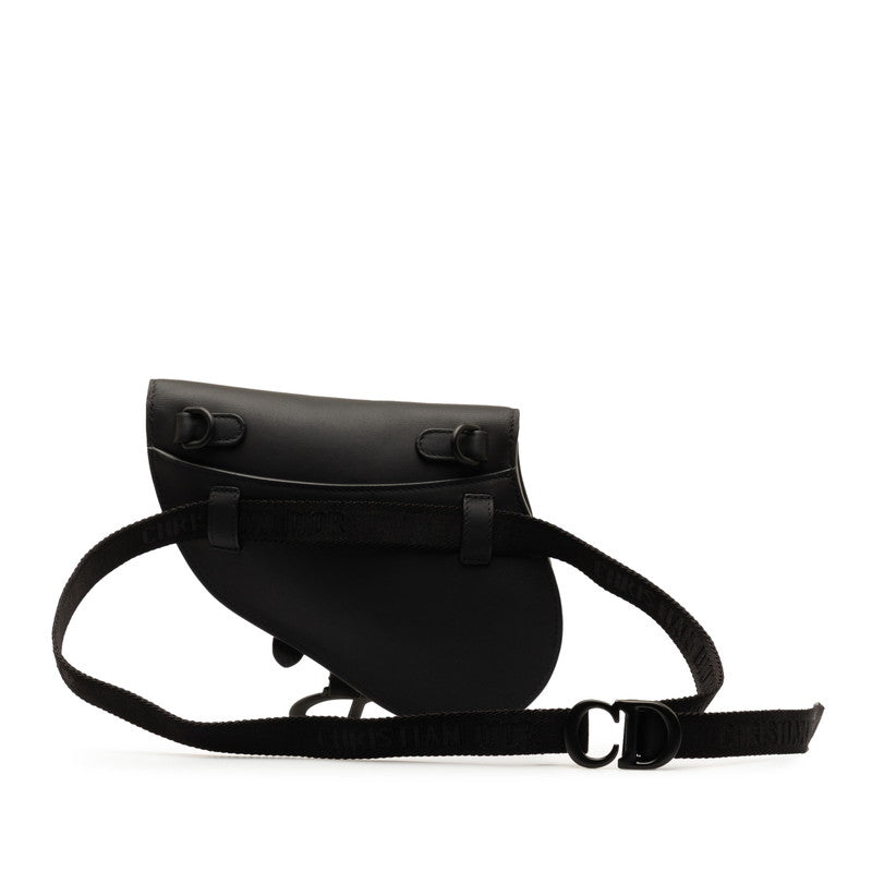 Dior Leather Saddle Belt Bag  Leather Shoulder Bag in Excellent condition