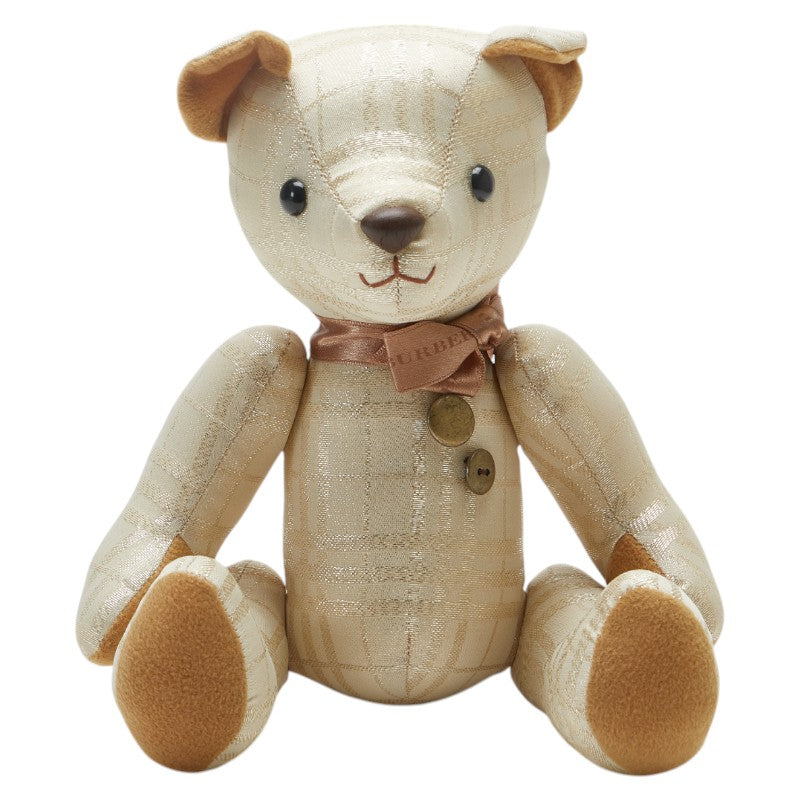 Burberry Nova Check Wool Leather Doll