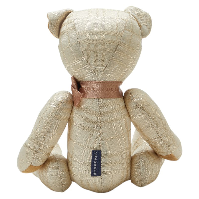 Burberry Nova Check Wool Leather Doll