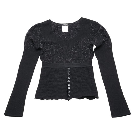 Chanel Knit Wool Rayon Sweater