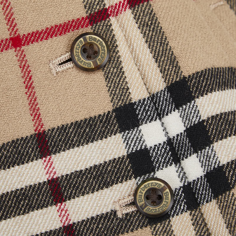 Burberry Nova Check Wool Skirt