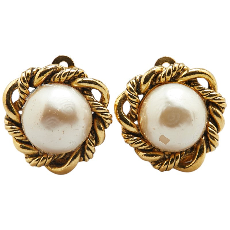 Chanel   Pearl Earrings