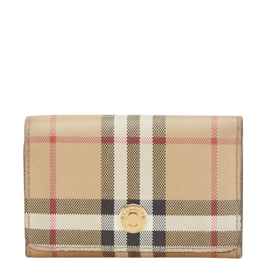 Burberry Nova Check PVC Leather Wallet