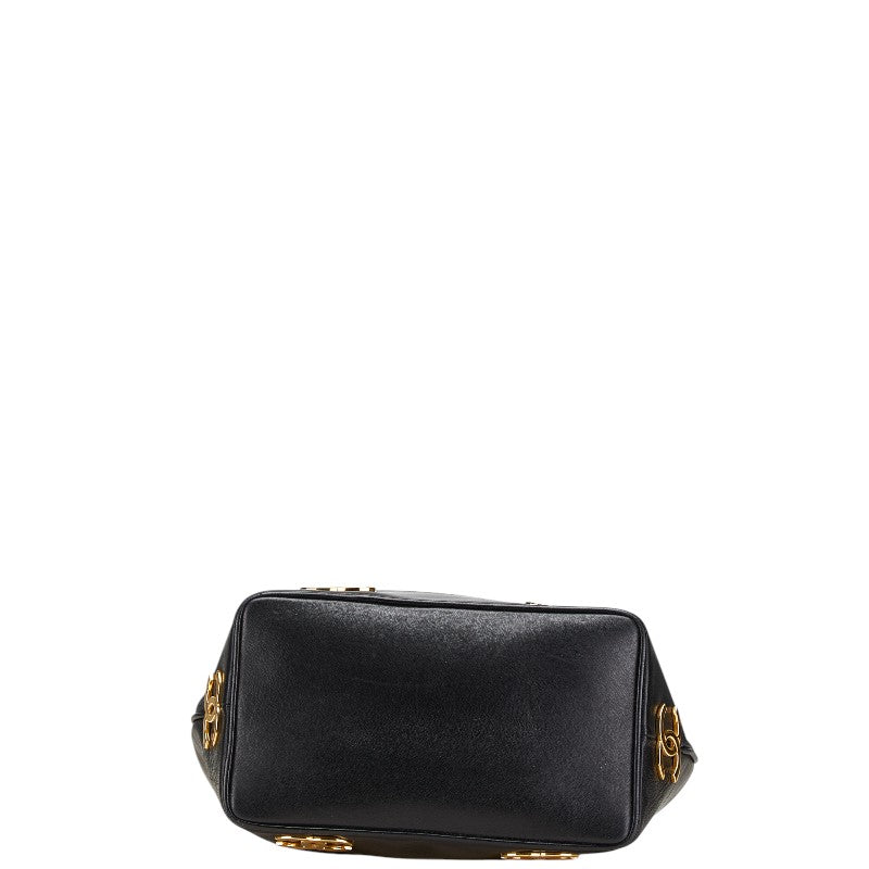 Chanel Triple Coco Mark Lambskin Shoulder Bag
