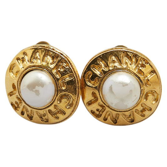 Chanel Logo Earrings