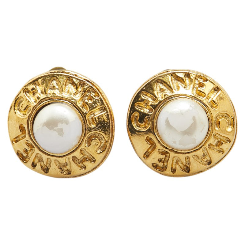 Chanel Logo Earrings