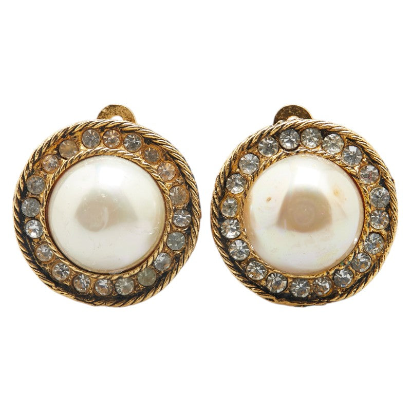 Chanel 1982 Rhinestone Earrings