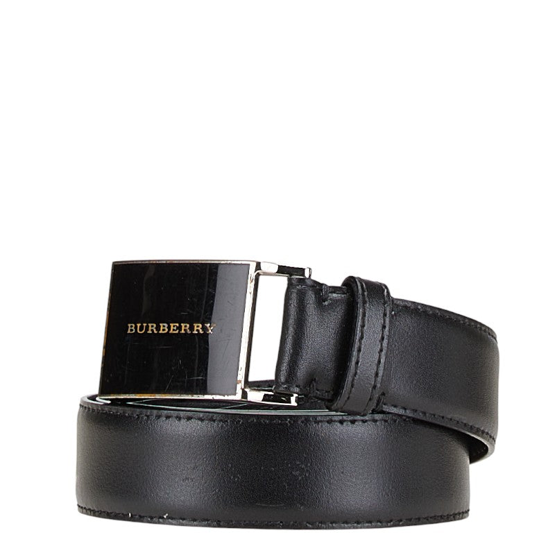 Burberry Logo Leather Belt