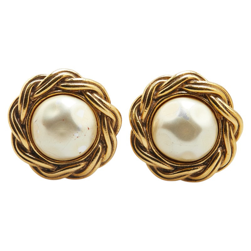 Chanel   Pearl Earrings
