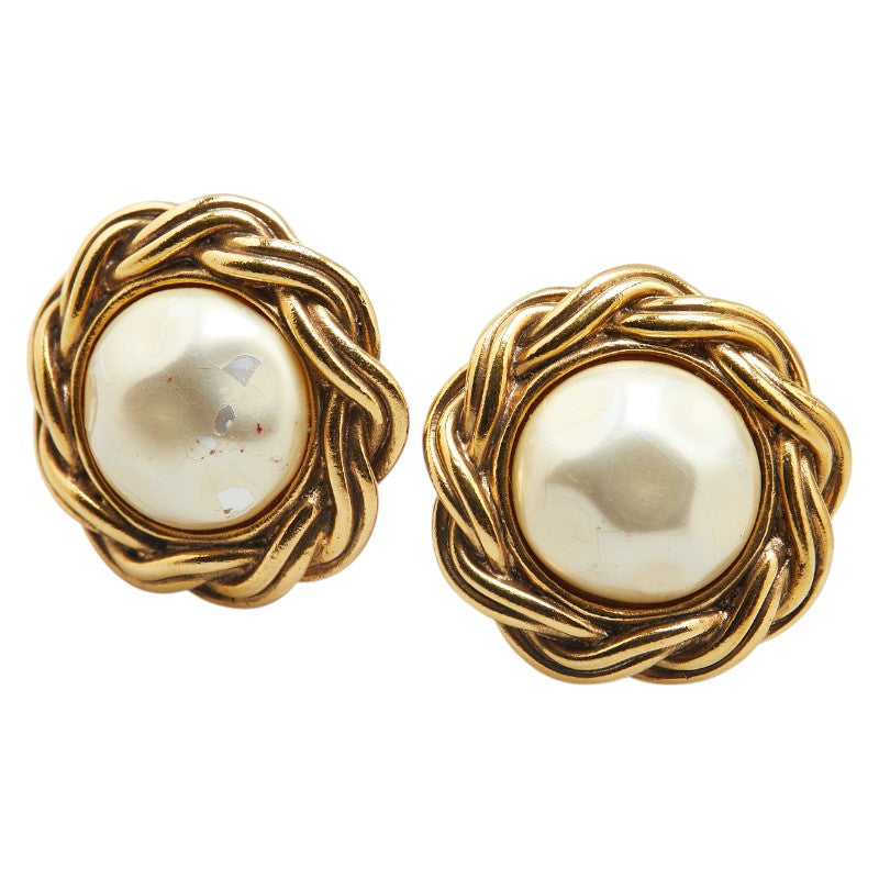 Chanel   Pearl Earrings