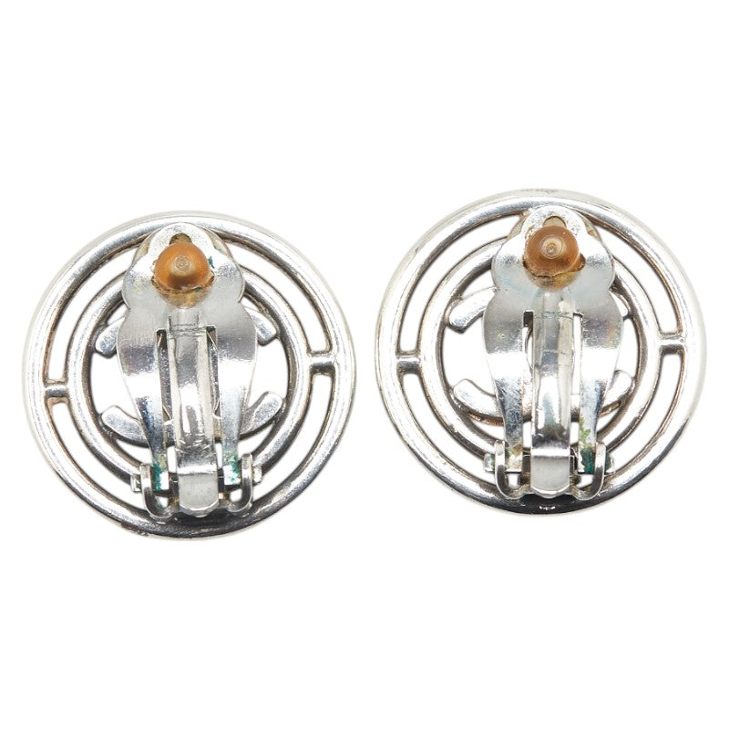 Chanel Coco Mark Round Earrings