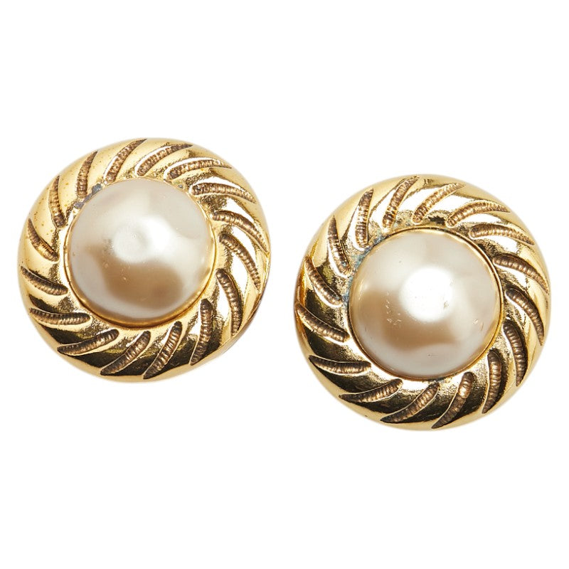 Chanel   Round Earrings