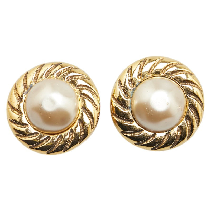 Chanel   Round Earrings