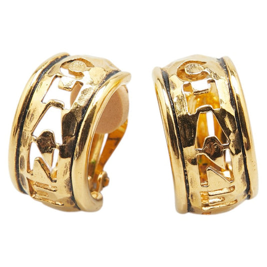 Chanel Logo Earrings