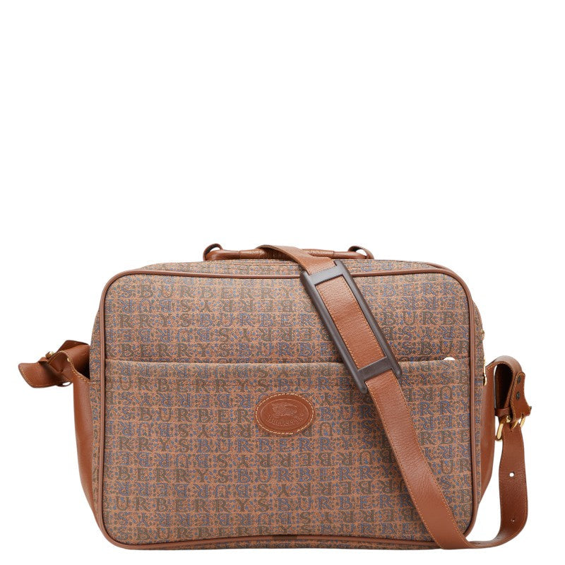 Burberry Logo Canvas Leather 2way Bag
