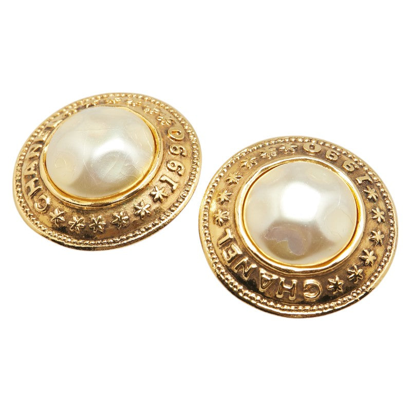 Chanel   Pearl Earrings
