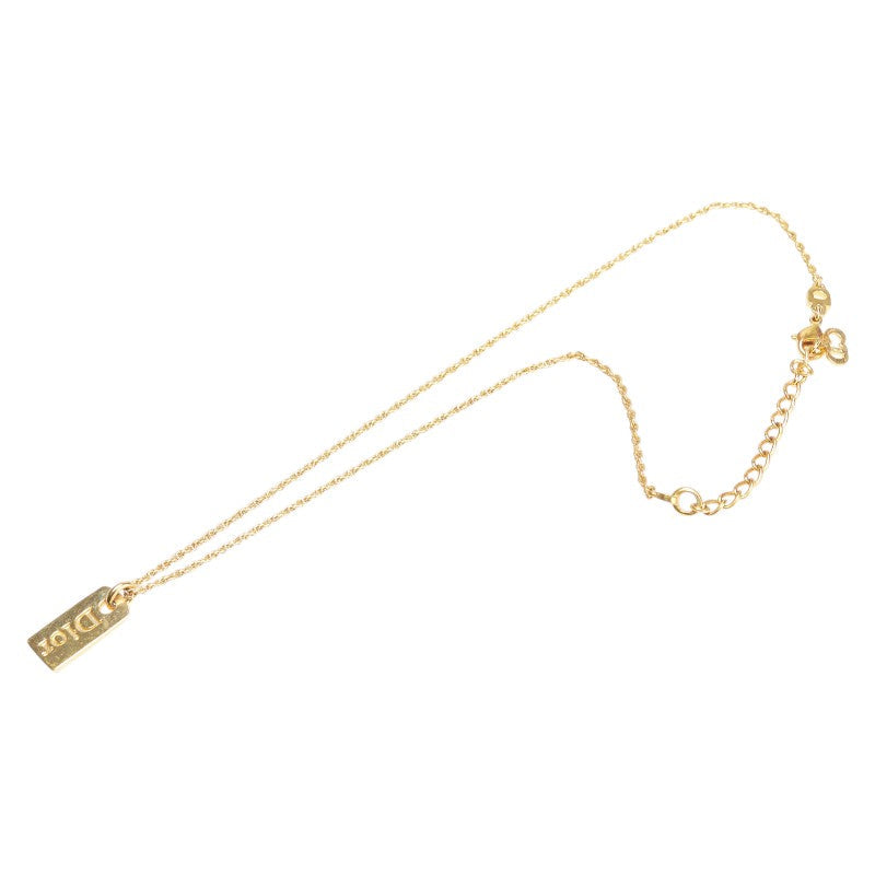 Dior Dior Logo Plate Necklace