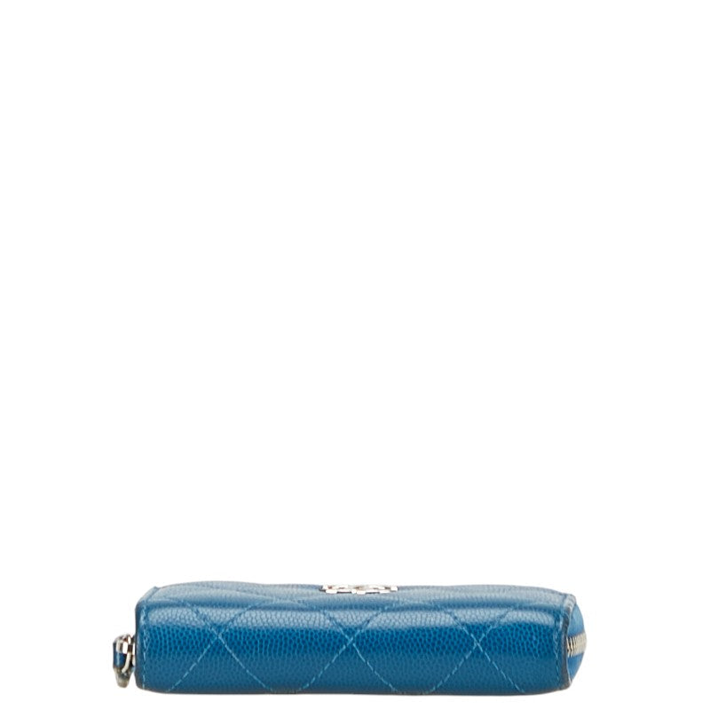 Chanel Coco Mark Matelasse Caviar Coin Case