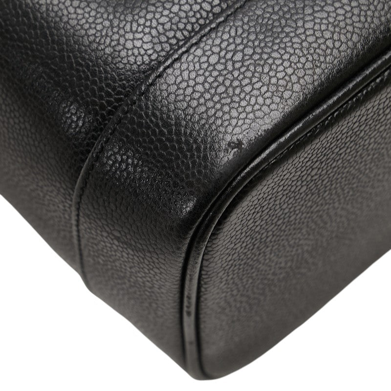 Chanel Coco Mark Caviar Vanity Bag