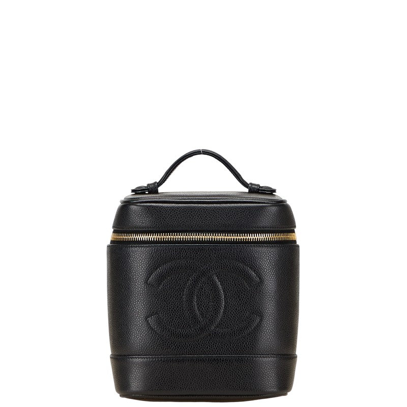Chanel Coco Mark Caviar Vanity Bag